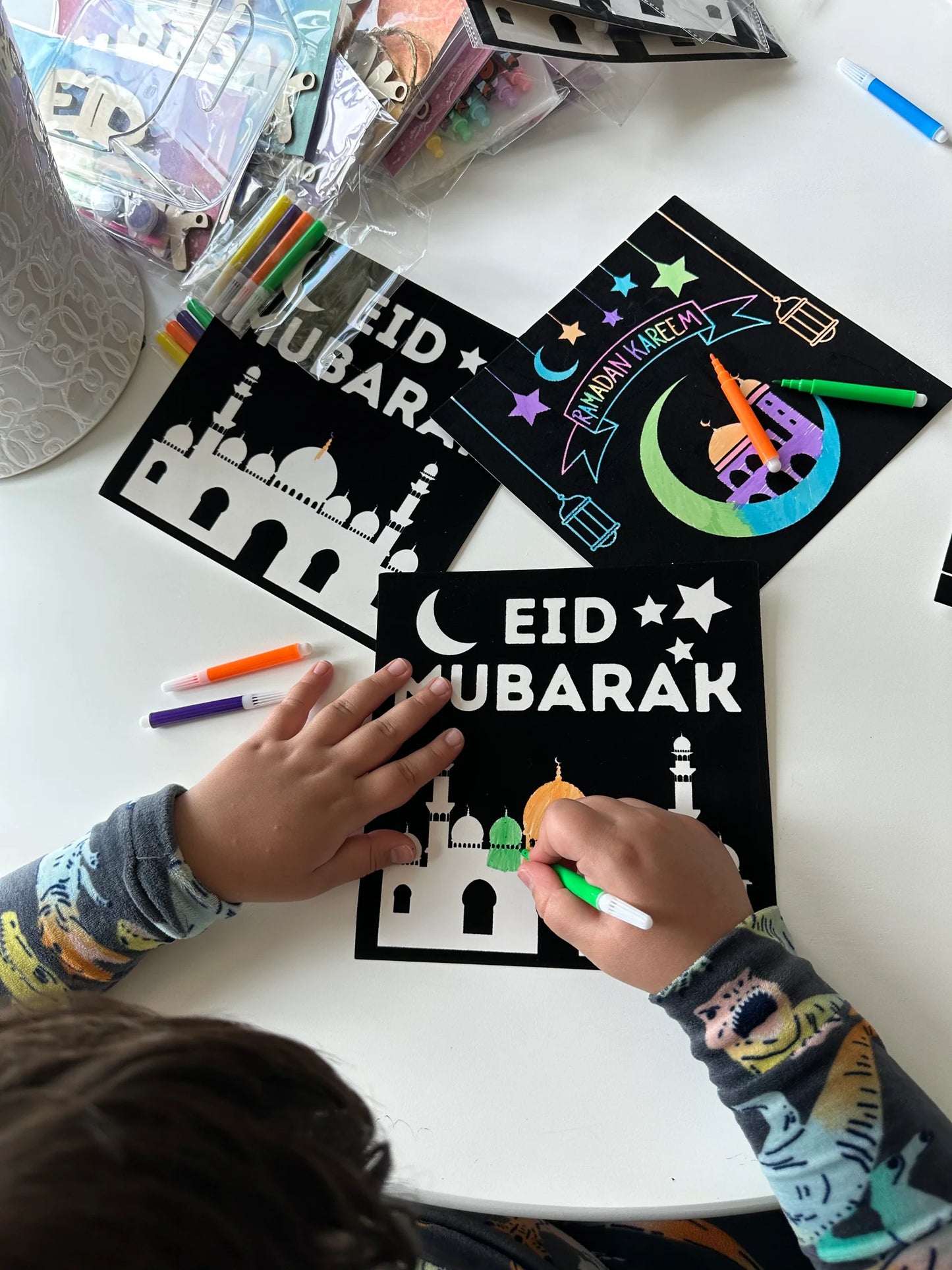 Eid Velvet Art Craft