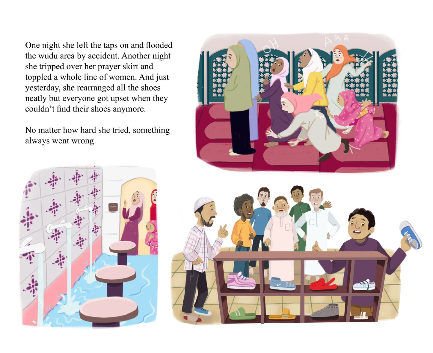 trouble at taraweeh